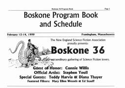 Boskone 36 Program Tabloid header