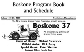 Boskone 37 Program Tabloid header