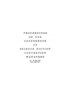 Smofcon 0 Proceedings cover